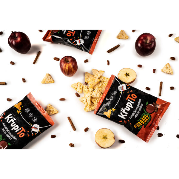 KřupíTo kukuričné trojhránky jablko - škorica 50 g - Image 4