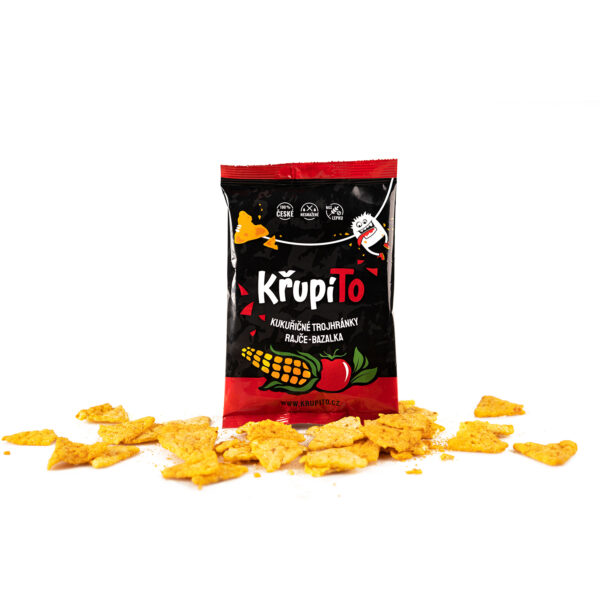 KřupíTo kukuričné trojhránky paradajka - bazalka 50 g