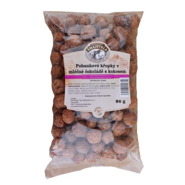 Pohánkové chrumky kokosové Šmajstrla 80 g