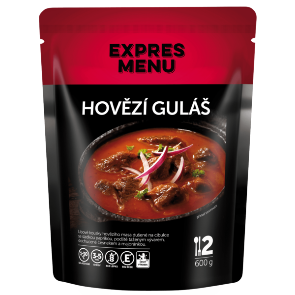 Hovädzí guláš 2 porcie EXPRES MENU 600 g