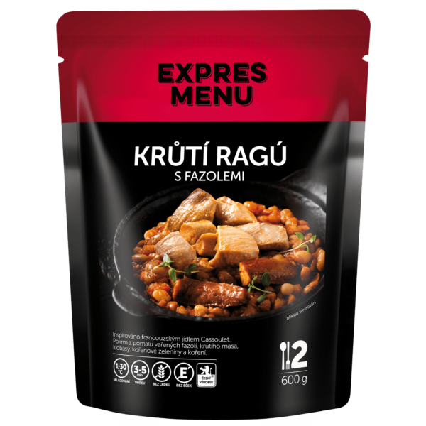 Morčacie ragú s fazuľou 2 porcie EXPRES MENU 600 g